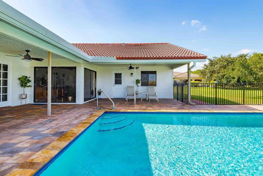 4/3.5 House With Pool- Boynton Beach, Fl. Extérieur photo